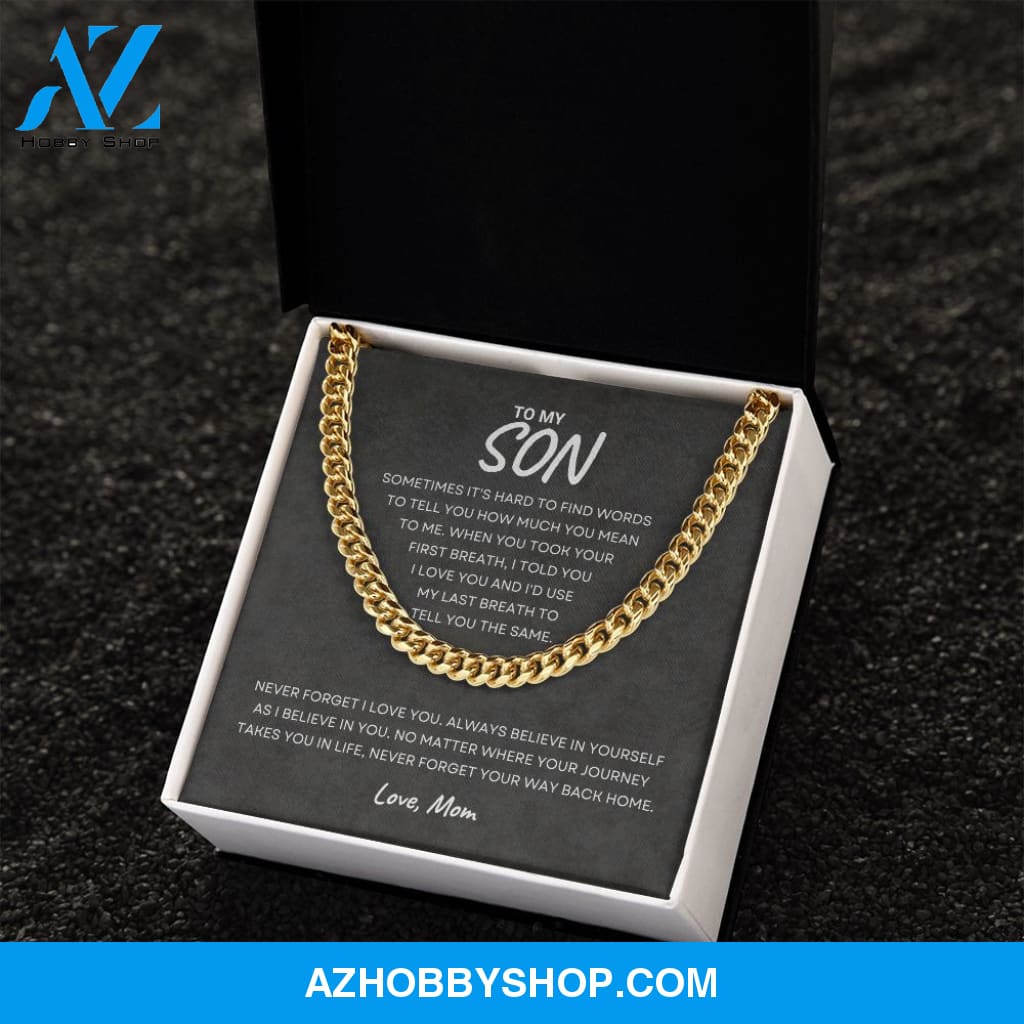 Son - Never Forget - Cuban Link Chain