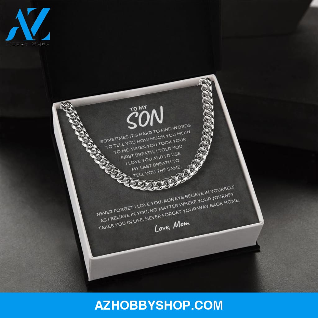 Son - Never Forget - Cuban Link Chain