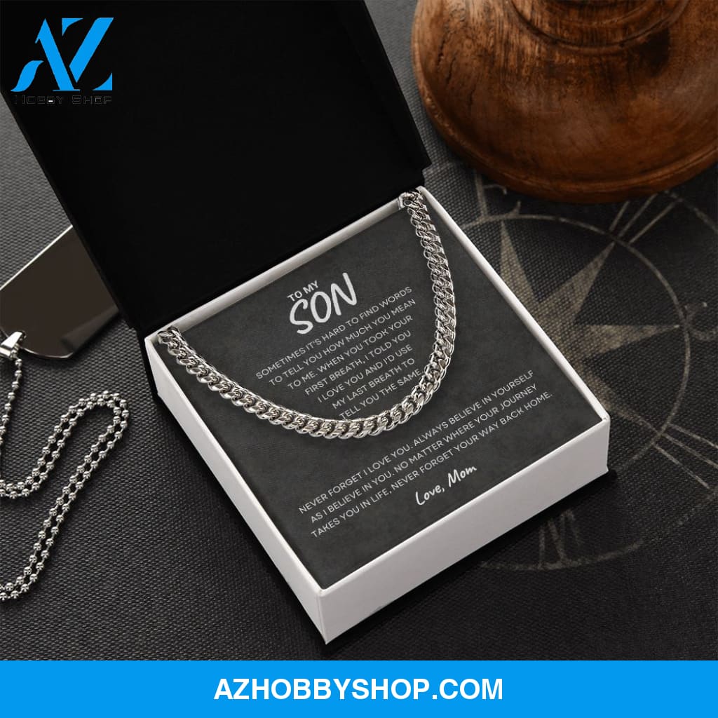 Son - Never Forget - Cuban Link Chain