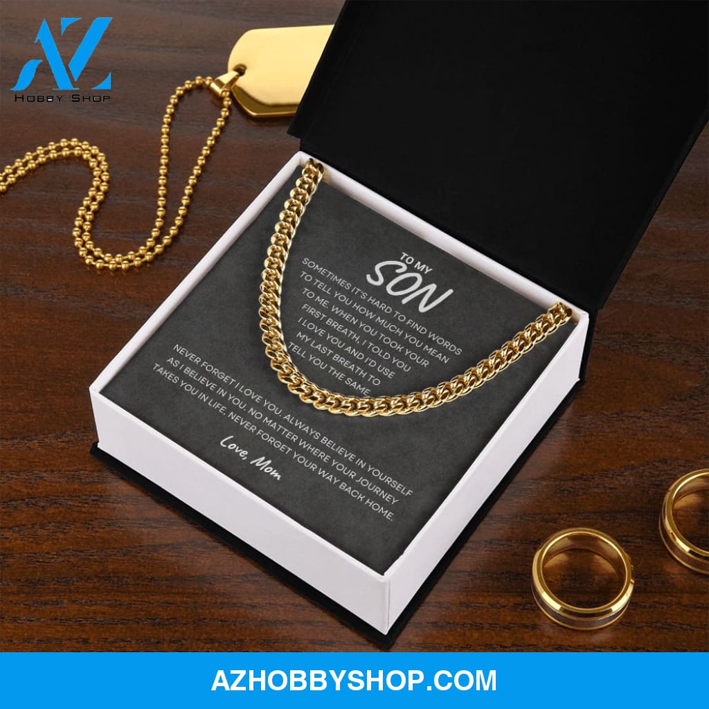 Son - Never Forget - Cuban Link Chain