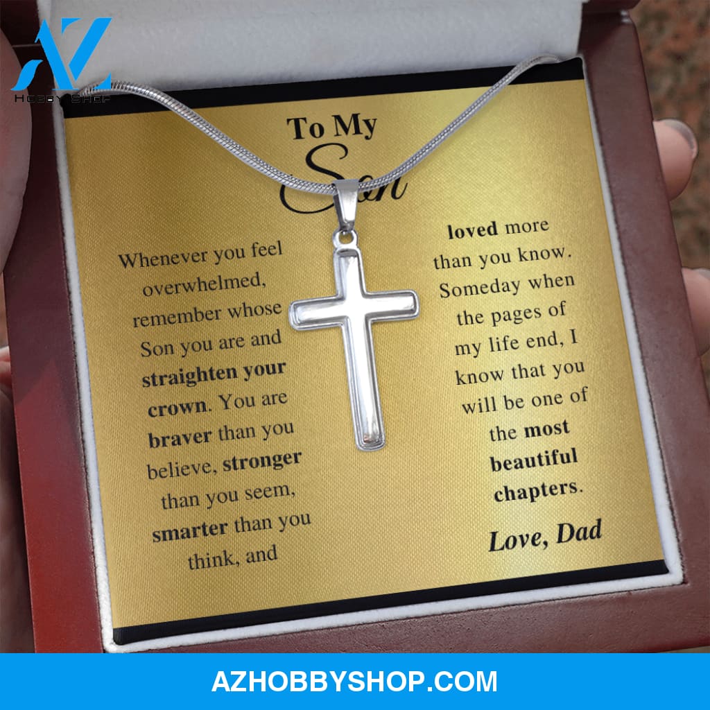 Son - Pages Of My Life - Cross Gift Necklase