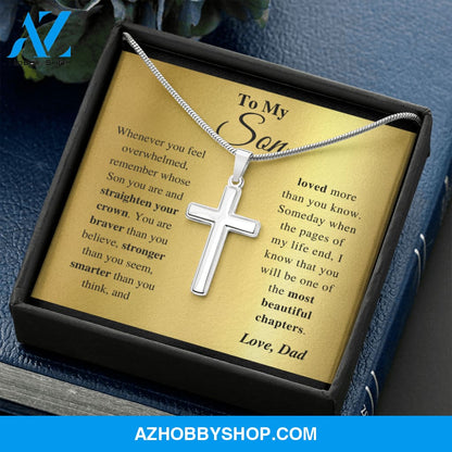 Son - Pages Of My Life - Cross Gift Necklase