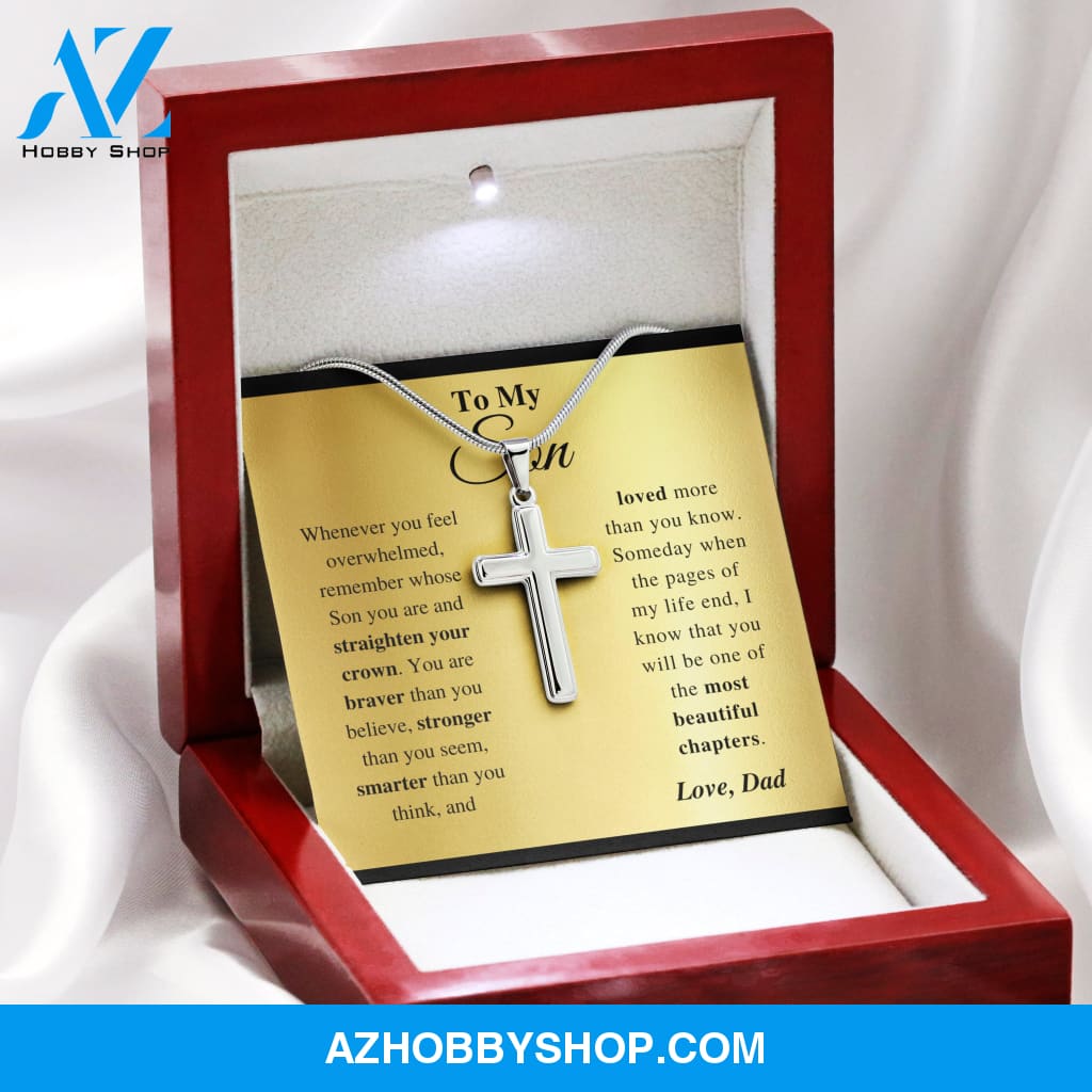 Son - Pages Of My Life - Cross Gift Necklase