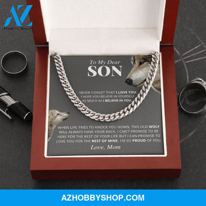 Son - Safe & Strong - Cuban Link Chain