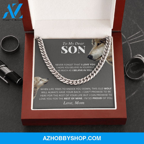 Son - Safe & Strong - Cuban Link Chain