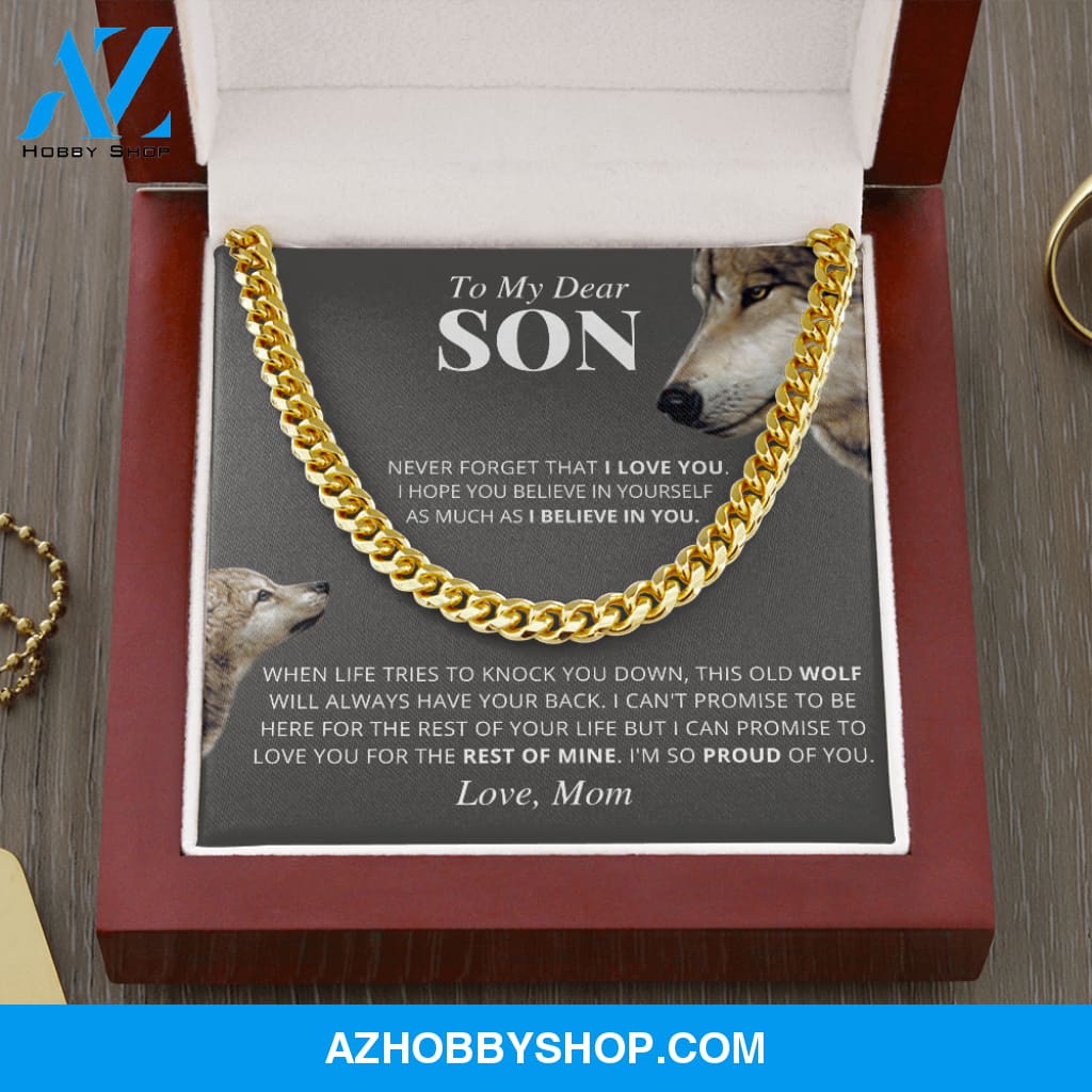 Son - Safe & Strong - Cuban Link Chain