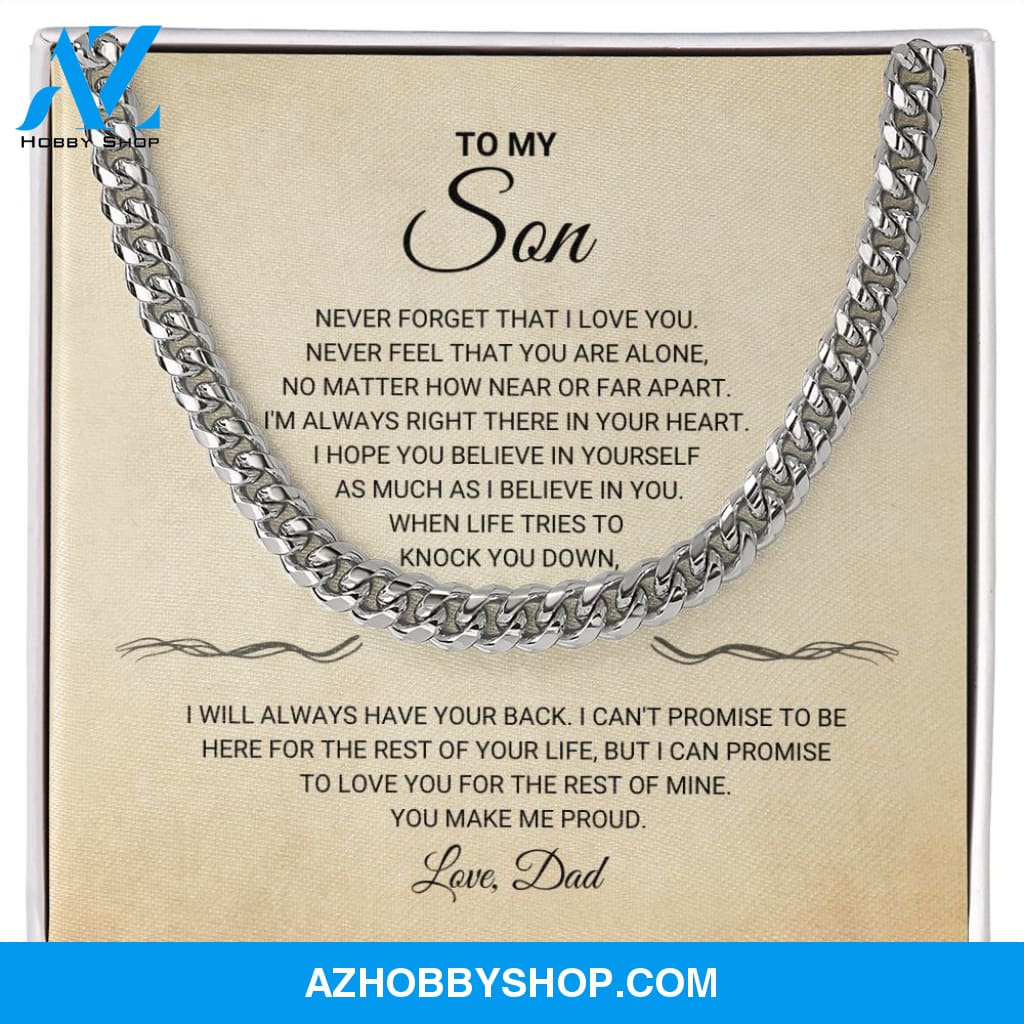 Son - You Make Me Proud - Cuban Link Chain