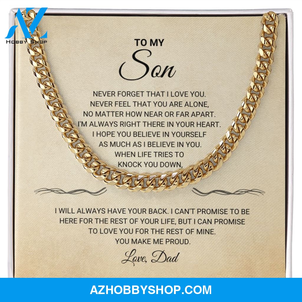 Son - You Make Me Proud - Cuban Link Chain