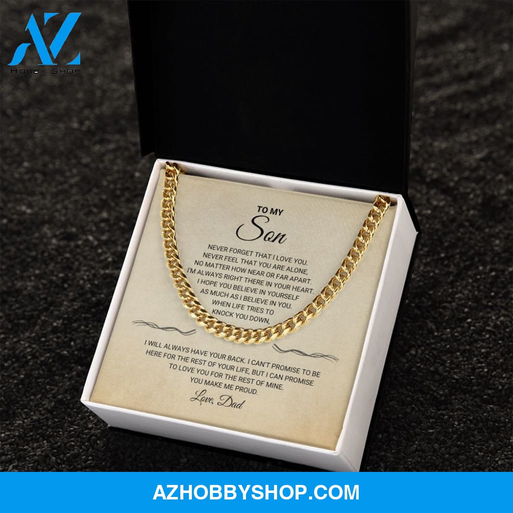Son - You Make Me Proud - Cuban Link Chain