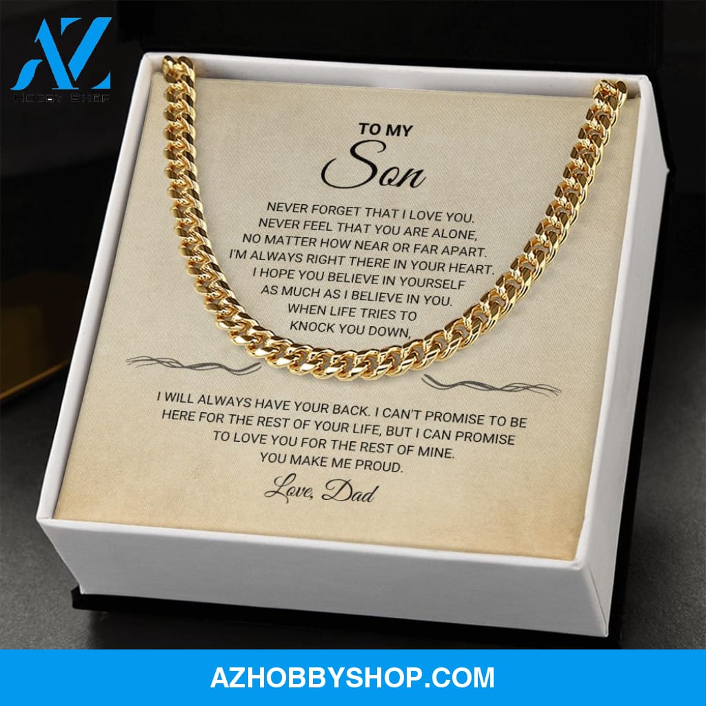 Son - You Make Me Proud - Cuban Link Chain