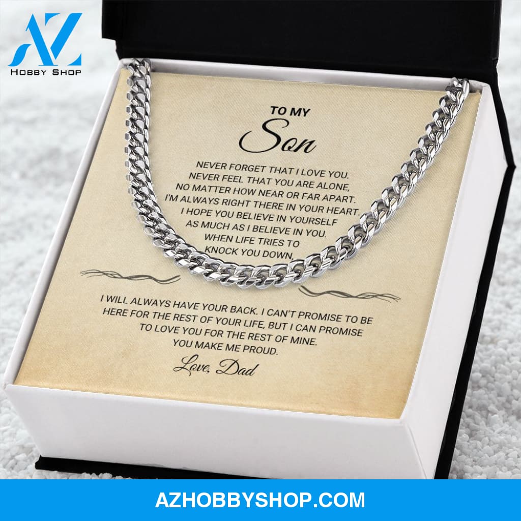 Son - You Make Me Proud - Cuban Link Chain