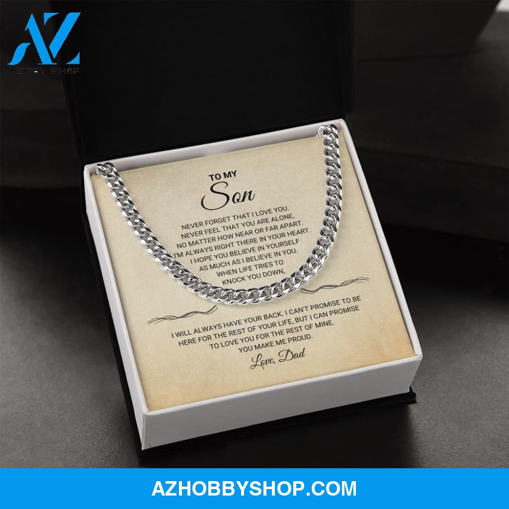 Son - You Make Me Proud - Cuban Link Chain