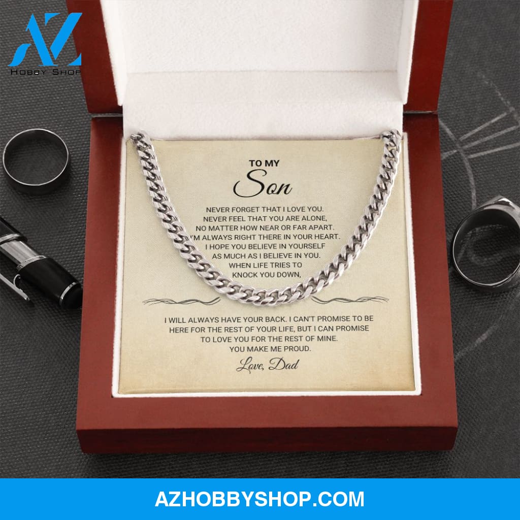 Son - You Make Me Proud - Cuban Link Chain