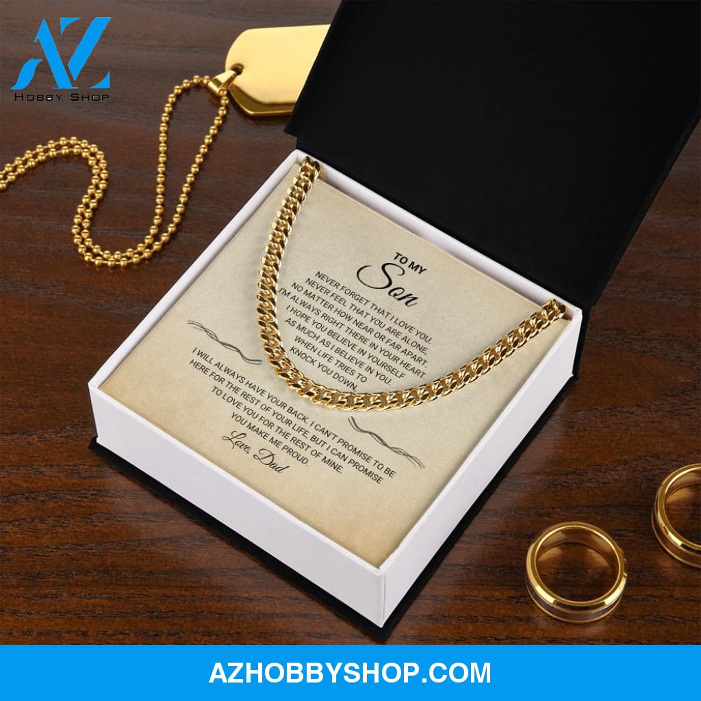 Son - You Make Me Proud - Cuban Link Chain
