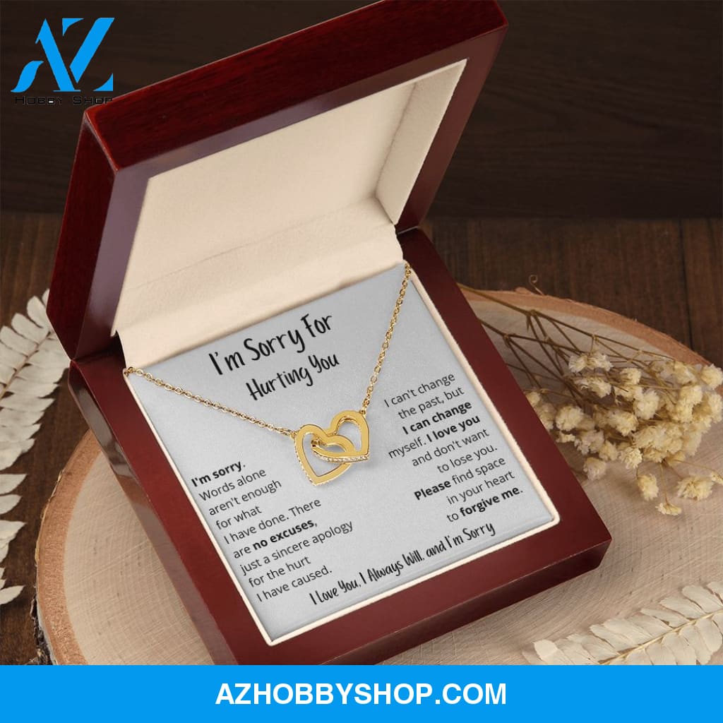 Sorry Forgive Me Apology Love Knot Necklace