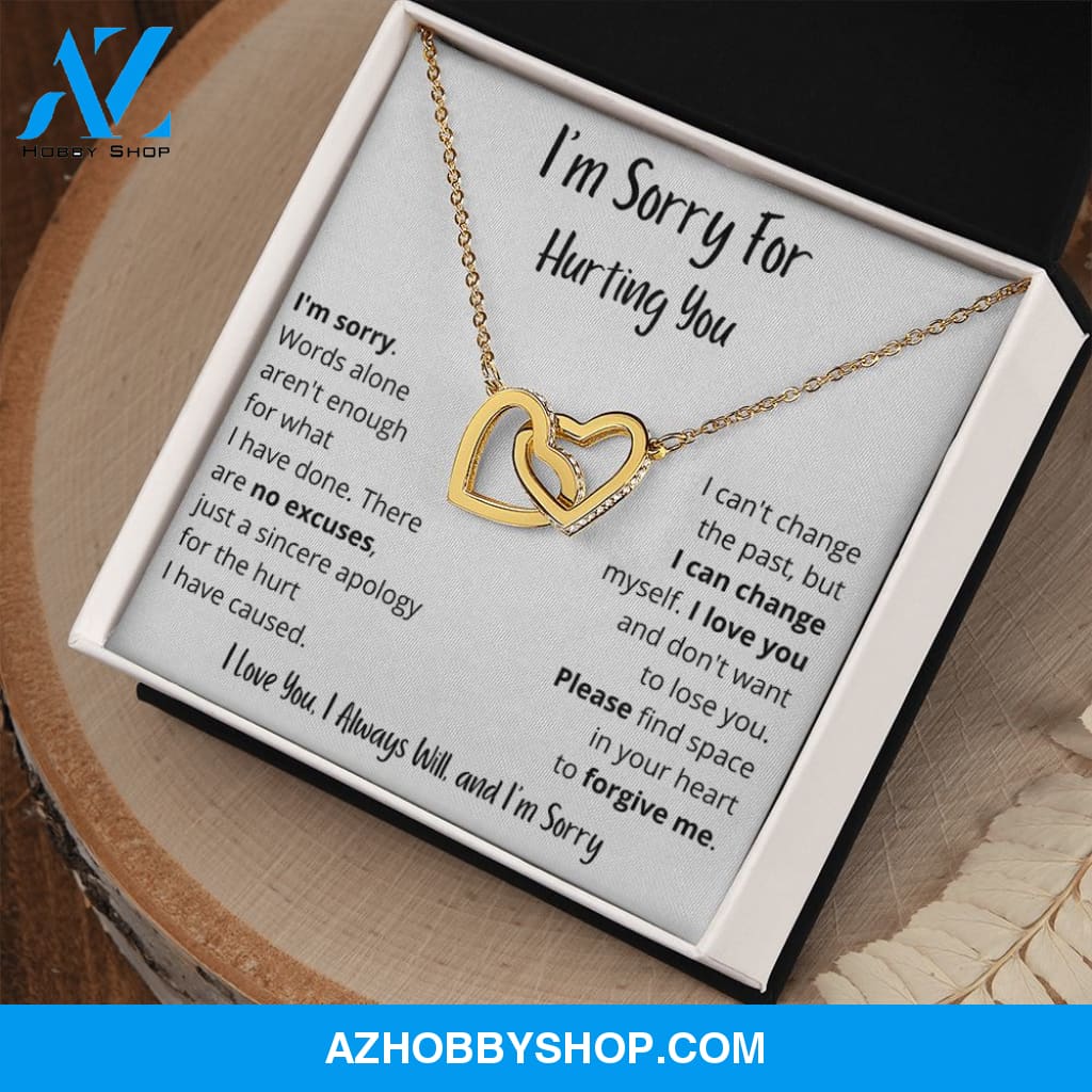Sorry Forgive Me Apology Love Knot Necklace