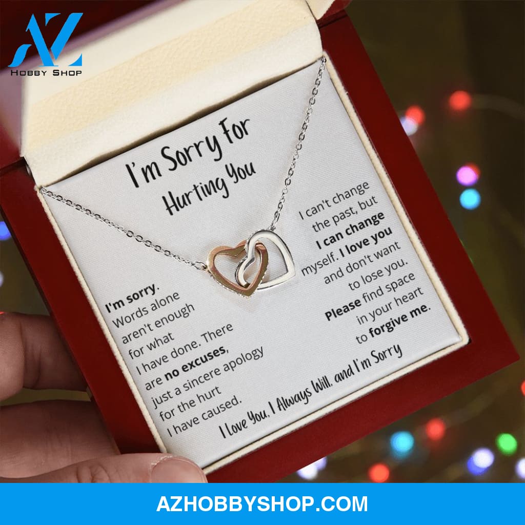 Sorry Forgive Me Apology Love Knot Necklace