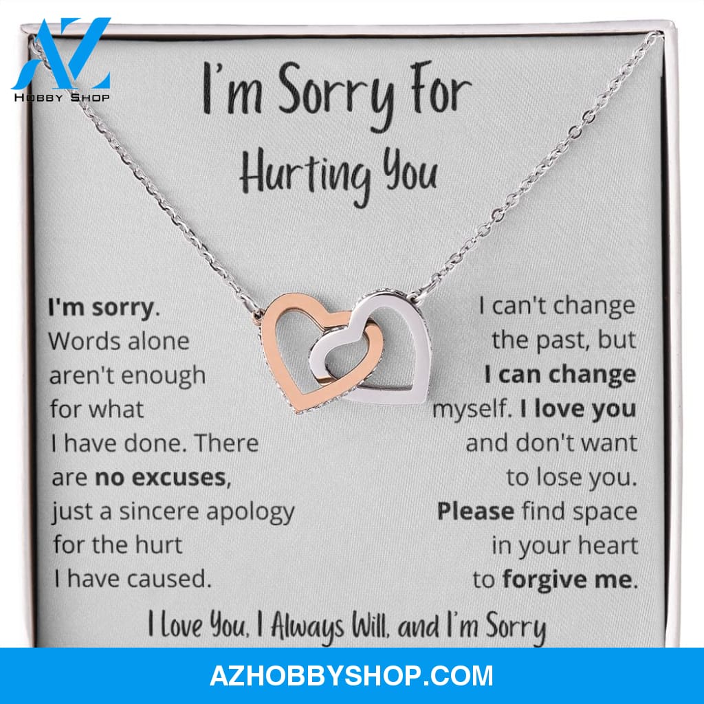 Sorry Forgive Me Apology Love Knot Necklace