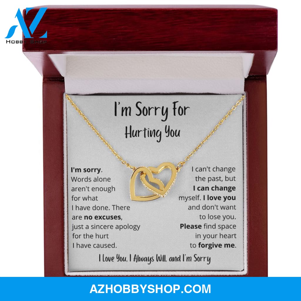 Sorry Forgive Me Apology Love Knot Necklace