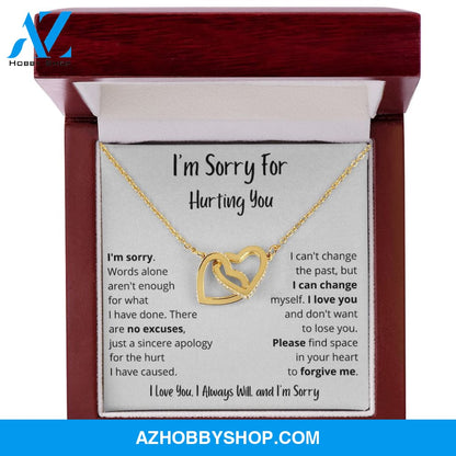 Sorry Forgive Me Apology Love Knot Necklace