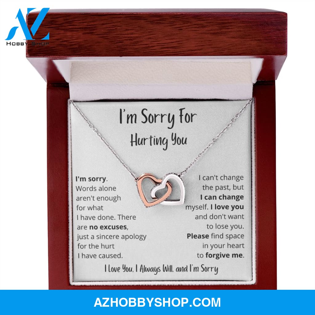 Sorry Forgive Me Apology Love Knot Necklace