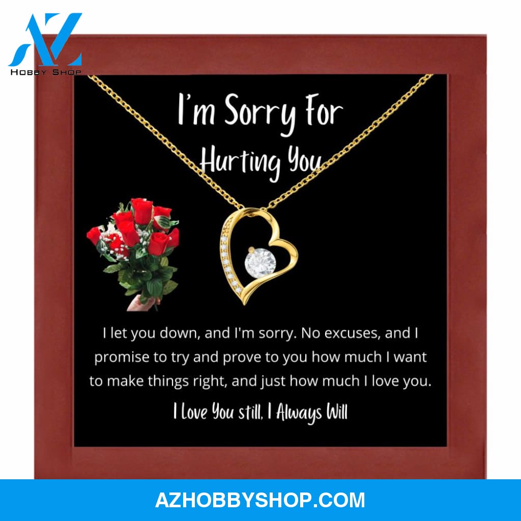 Sorry Forgive Me Apology love Necklace