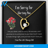Sorry Forgive Me Apology Love Necklace