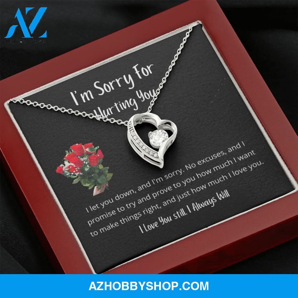 Sorry Forgive Me Apology love Necklace