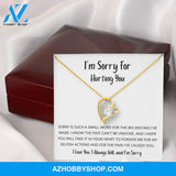 Sorry is such a small word - Forever Love Necklace