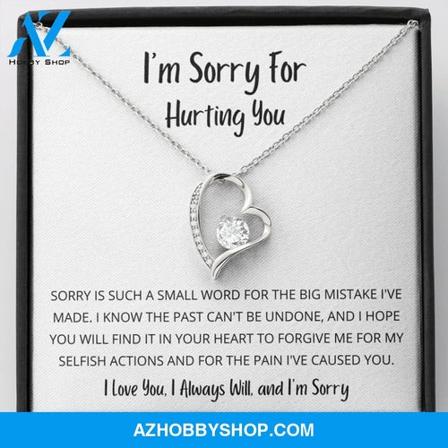 Sorry is such a small word - Forever Love Necklace