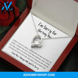 Sorry is such a small word - Forever Love Necklace