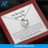 Sorry is such a small word - Forever Love Necklace