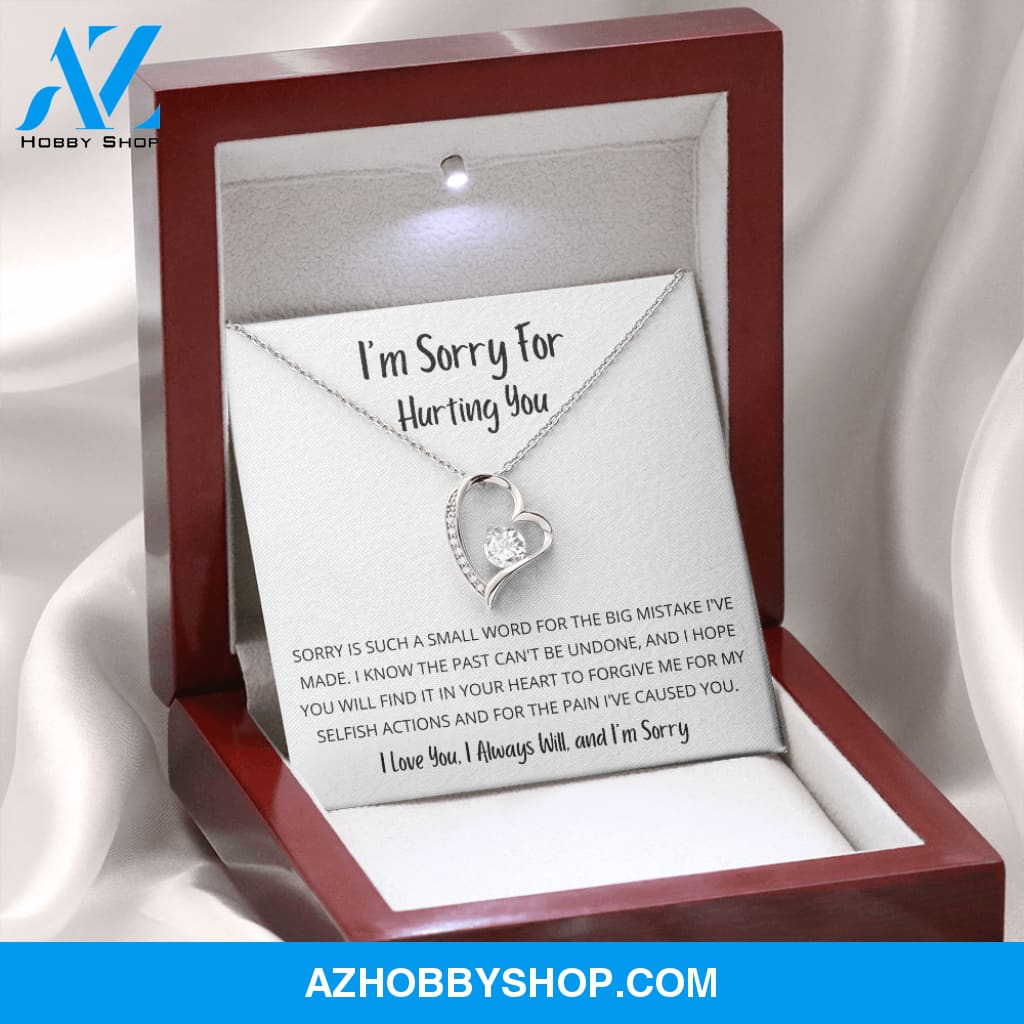 Sorry is such a small word - Forever Love Necklace