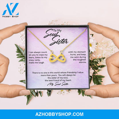 Soul Sister - Friendship & Value - Infinity Necklace
