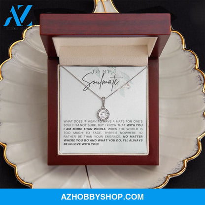 Soulmate - Be In Love - Eternal Hope Silver Necklace