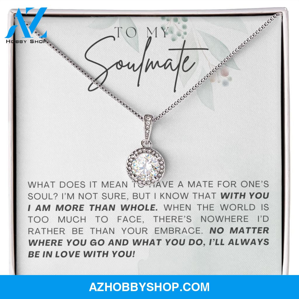 Soulmate - Be In Love - Eternal Hope Silver Necklace