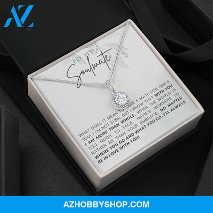 Soulmate - Be In Love - Eternal Hope Silver Necklace