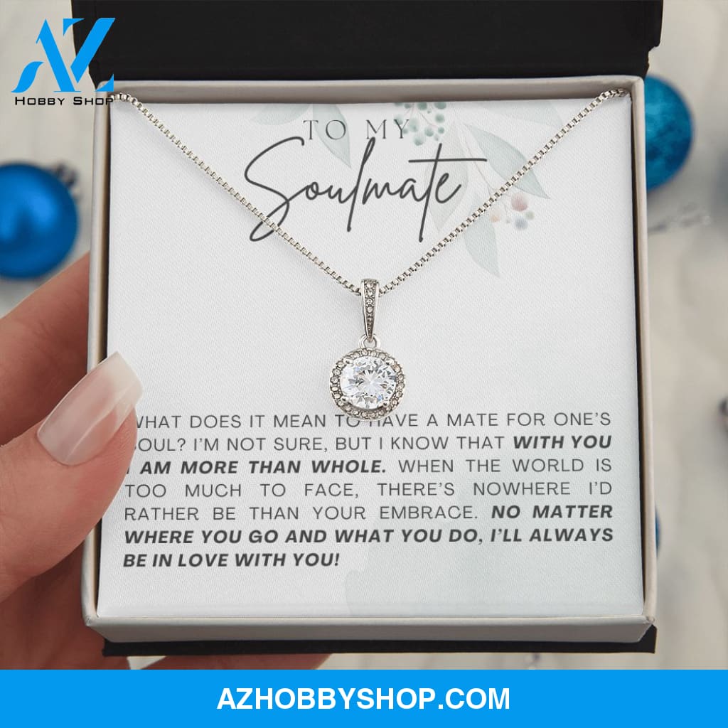 Soulmate - Be In Love - Eternal Hope Silver Necklace