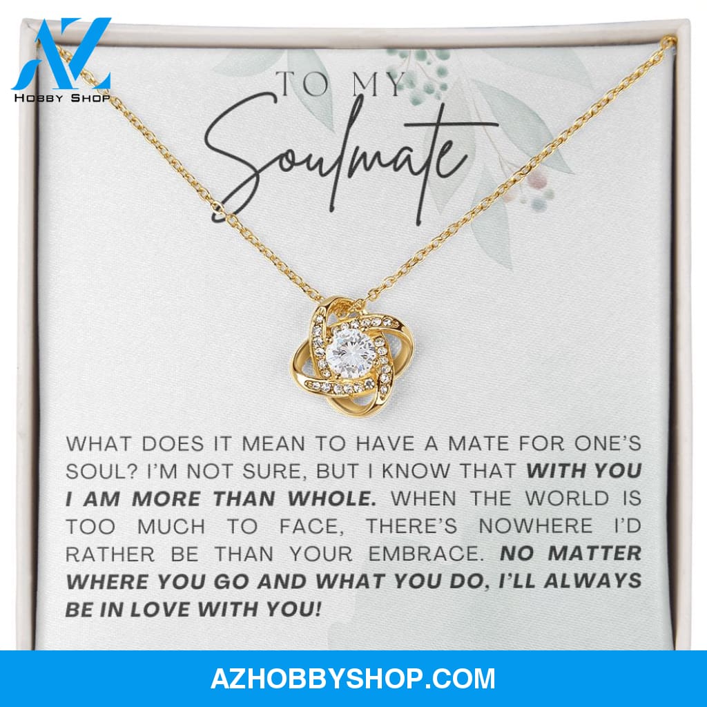 Soulmate - Be In Love - Love Knot Necklace