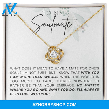 Soulmate - Be In Love - Love Knot Necklace