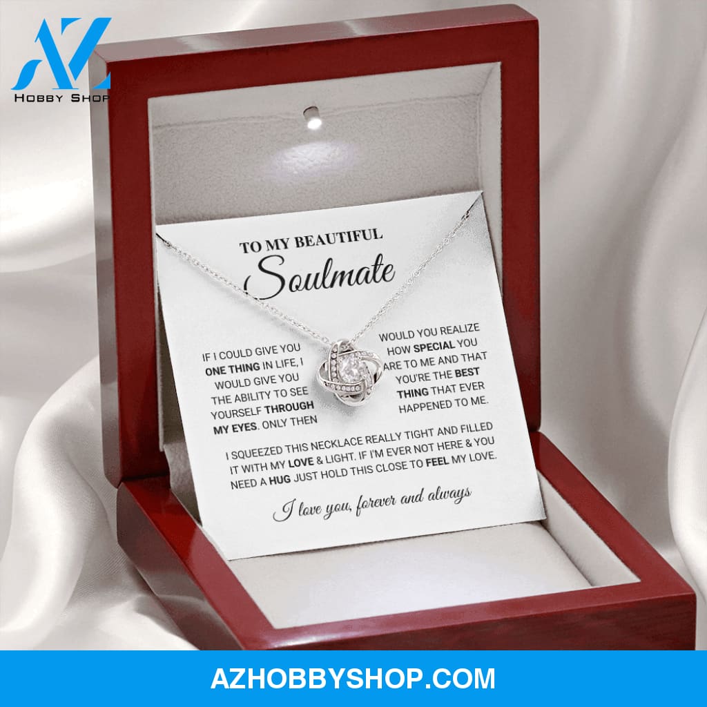 Soulmate - Best Thing - Love Knot Silver Necklace