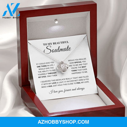 Soulmate - Best Thing - Love Knot Silver Necklace