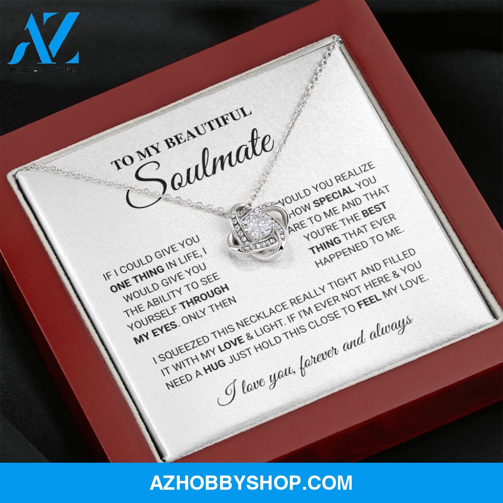 Soulmate - Best Thing - Love Knot Silver Necklace