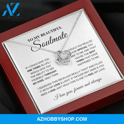 Soulmate - Best Thing - Love Knot Silver Necklace