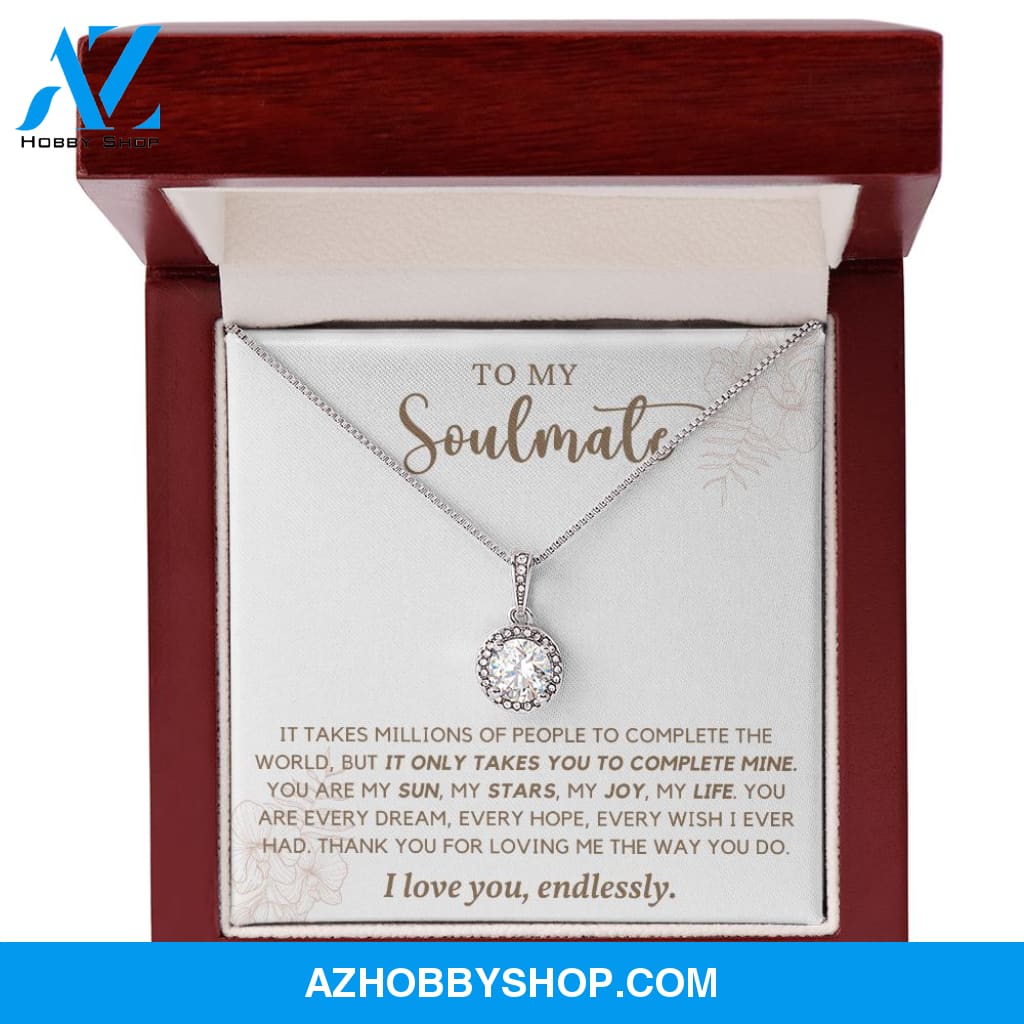 Soulmate - Complete Mine - Eternal Hope Silver Necklace
