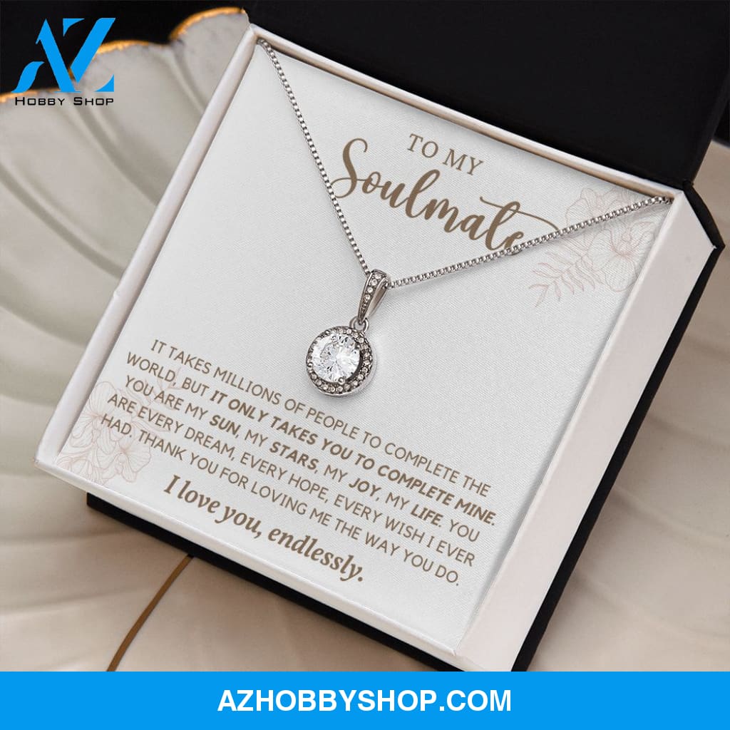 Soulmate - Complete Mine - Eternal Hope Silver Necklace