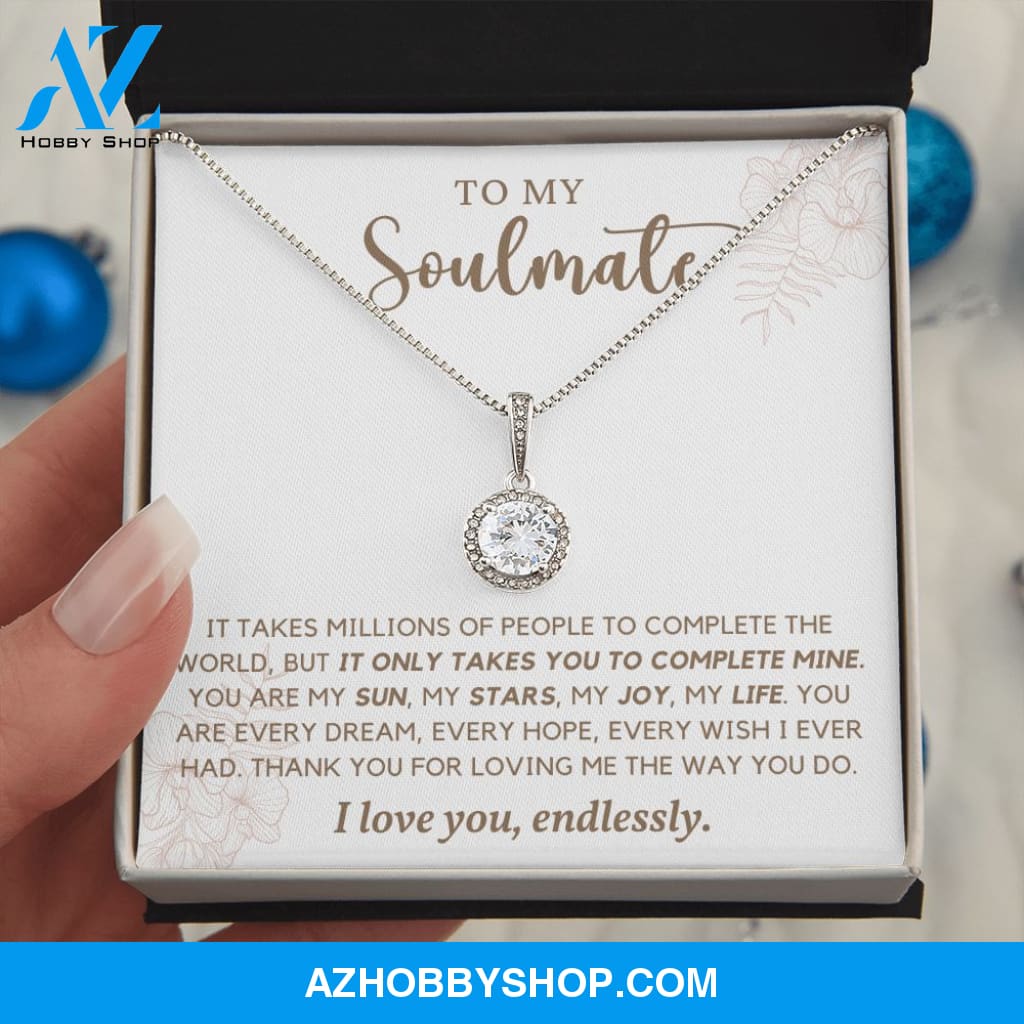 Soulmate - Complete Mine - Eternal Hope Silver Necklace