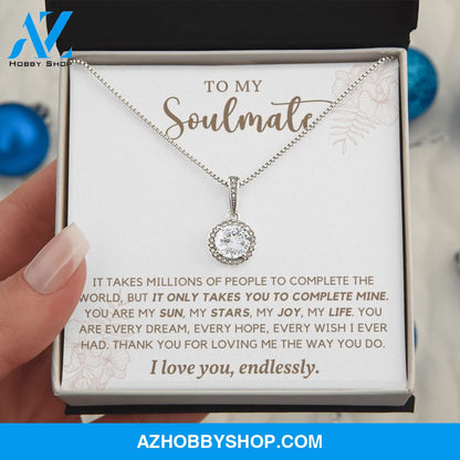 Soulmate - Complete Mine - Eternal Hope Silver Necklace