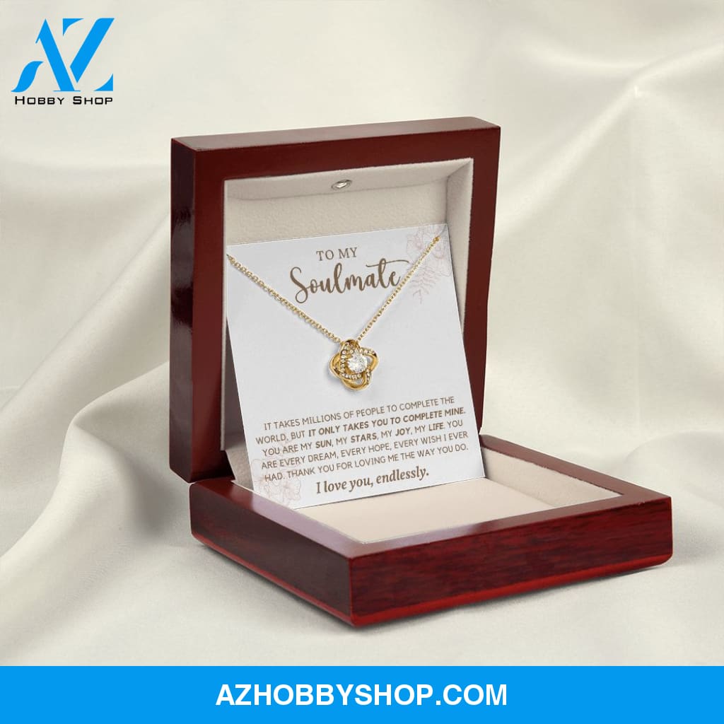 Soulmate - Complete Mine - Love Knot Necklace