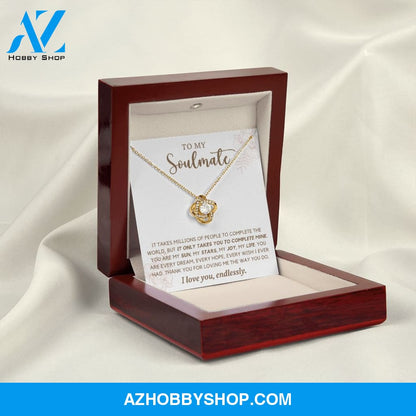 Soulmate - Complete Mine - Love Knot Necklace